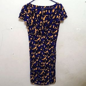 Kasper Side Ruched Midi Dress M